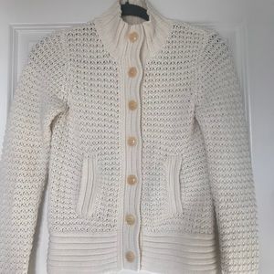 White Knit Cardigan